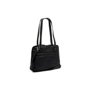 Belgrado Full-Grain Leather Shoulder Bag for Kvinner in Classic 100% Full-Grain Leather - Full Exterior Front Profile View | Buy Online