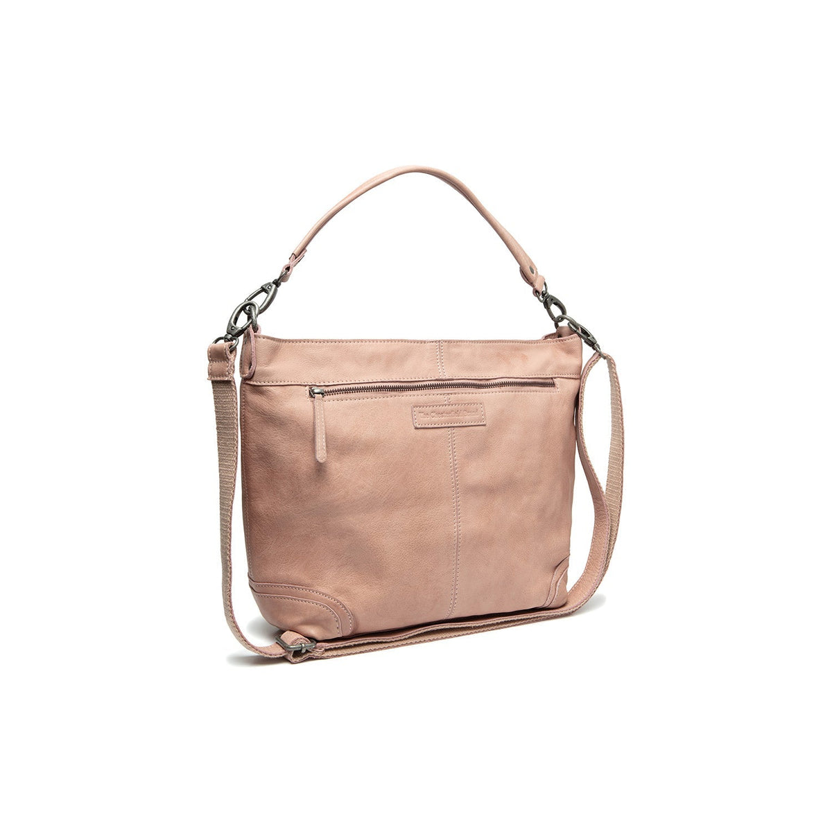 Bolivia Full-Grain Leather Shoulder Bag for Kvinner in Classic 100% Full-Grain Leather - Full Exterior Front Profile View | Buy Online