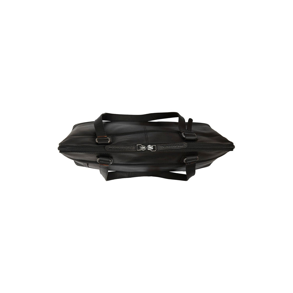 Branson Full-Grain Leather Shoulder Bag for Kvinner - Structured Side Profile Showing Gusset Depth &amp; Expansion Capacity