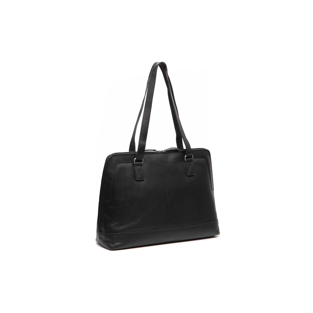 Elvar Full-Grain Leather Shoulder Bag for Kvinner in Classic 100% Full-Grain Leather - Full Exterior Front Profile View | Buy Online