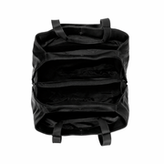 Solid Antique Brass Hardware &amp; Heavy-Duty Dual Zipper Detail on Gail Full-Grain Leather Shoulder Bag for Kvinner