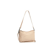 Irving Full-Grain Leather Shoulder Bag for Kvinner in Classic 100% Full-Grain Leather - Full Exterior Front Profile View | Buy Online
