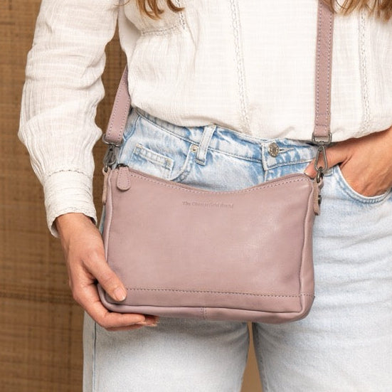 Irving Full-Grain Leather Shoulder Bag for Kvinner – alternate product view 2
