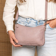 Irving Full-Grain Leather Shoulder Bag for Kvinner – alternate product view 2