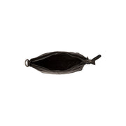 Jen Full-Grain Leather Shoulder Bag for Kvinner - Structured Side Profile Showing Gusset Depth &amp; Expansion Capacity