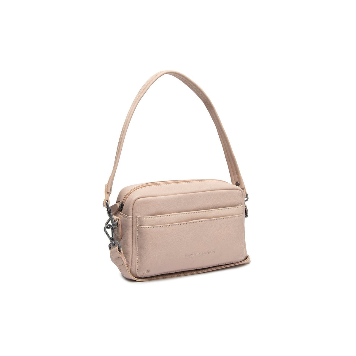 Liora Full-Grain Leather Shoulder Bag for Kvinner in Classic 100% Full-Grain Leather - Full Exterior Front Profile View | Buy Online