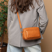 Liora Full-Grain Leather Shoulder Bag for Kvinner – alternate product view 2