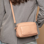 Liora Full-Grain Leather Shoulder Bag for Kvinner – alternate product view 2