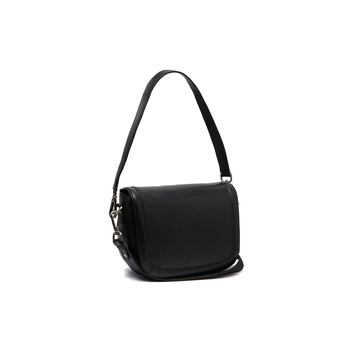 Lizzola Full-Grain Leather Shoulder Bag for Kvinner in Classic 100% Full-Grain Leather - Full Exterior Front Profile View | Buy Online