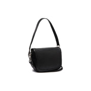 Lizzola Full-Grain Leather Shoulder Bag for Kvinner in Classic 100% Full-Grain Leather - Full Exterior Front Profile View | Buy Online