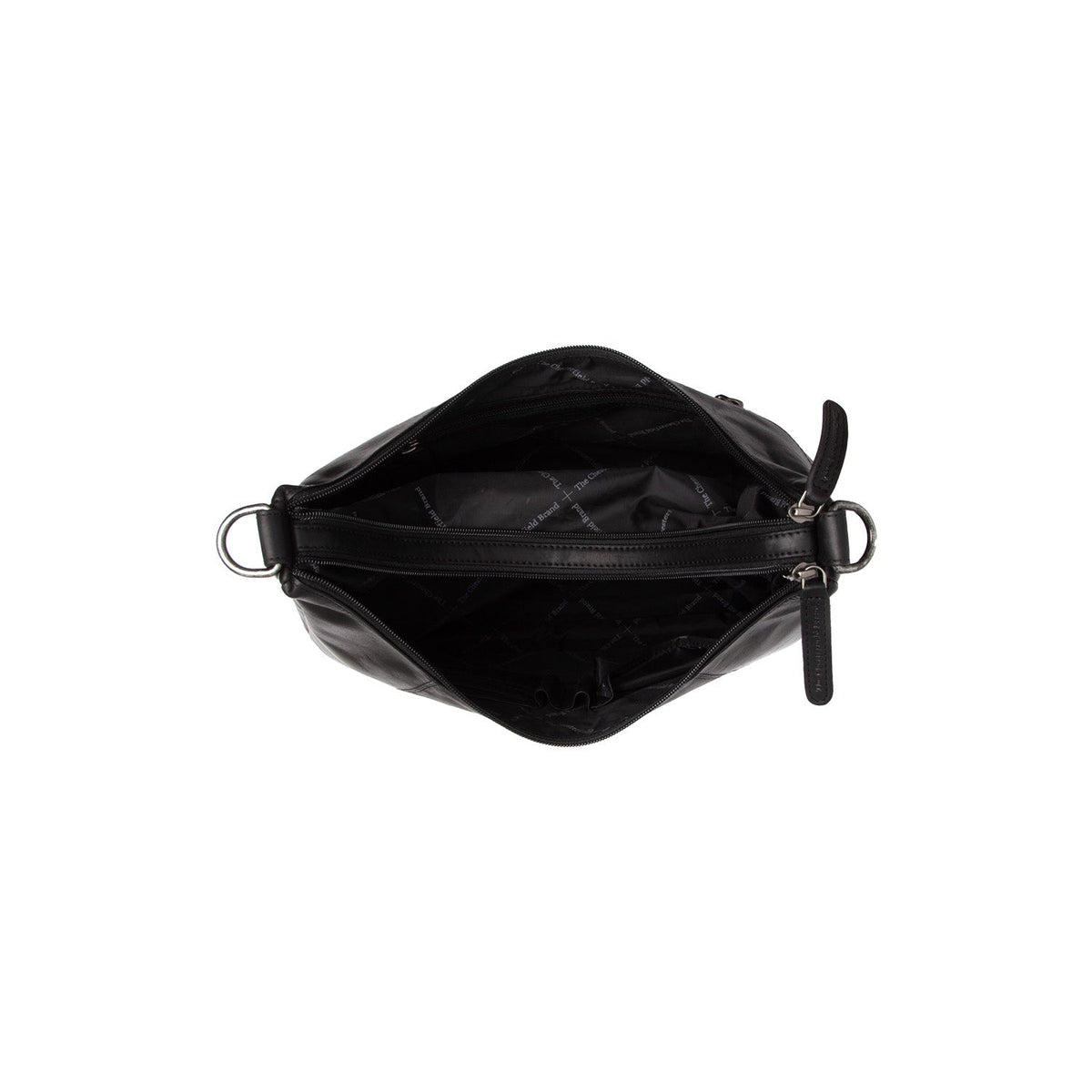 Marle Full-Grain Leather Shoulder Bag for Kvinner - Structured Side Profile Showing Gusset Depth &amp; Expansion Capacity