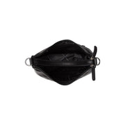 Marle Full-Grain Leather Shoulder Bag for Kvinner - Structured Side Profile Showing Gusset Depth &amp; Expansion Capacity