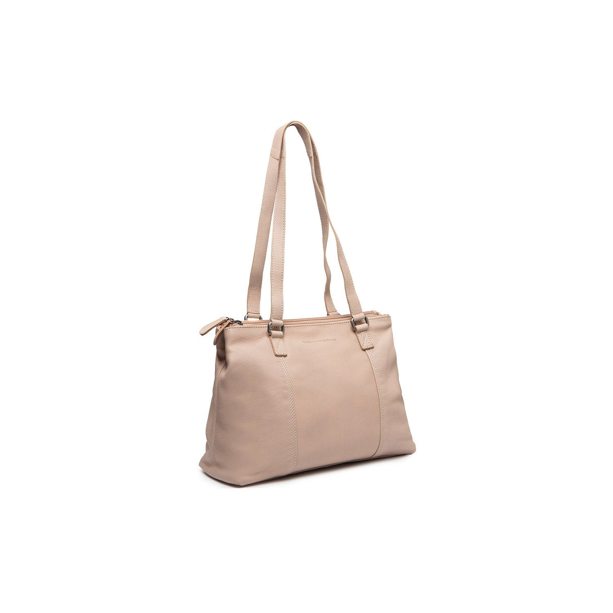 Marvos Full-Grain Leather Shoulder Bag for Kvinner in Classic 100% Full-Grain Leather - Full Exterior Front Profile View | Buy Online