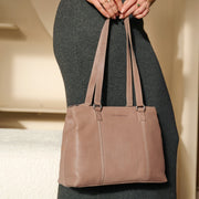 Marvos Full-Grain Leather Shoulder Bag for Kvinner – alternate product view 3