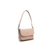 Miloa Full-Grain Leather Shoulder Bag for Kvinner in Classic 100% Full-Grain Leather - Full Exterior Front Profile View | Buy Online