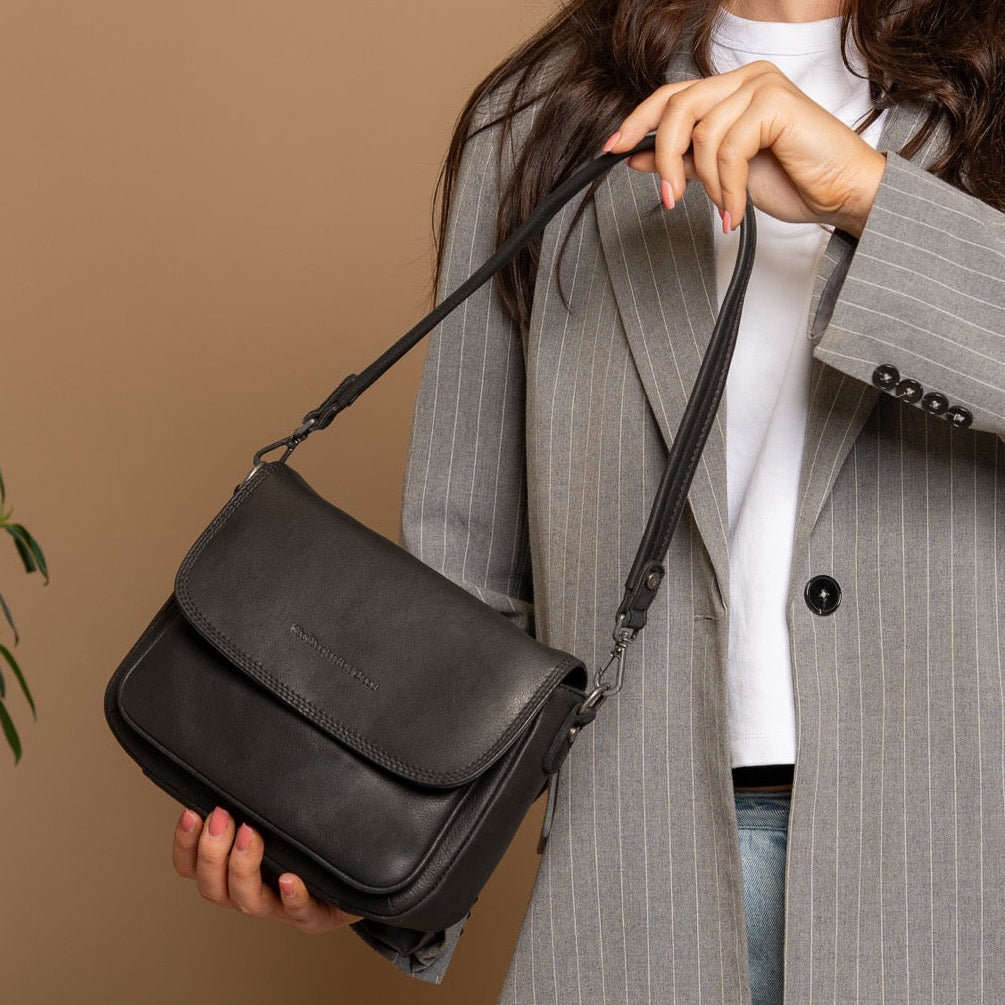 Miloa Full-Grain Leather Shoulder Bag for Kvinner – alternate product view 2