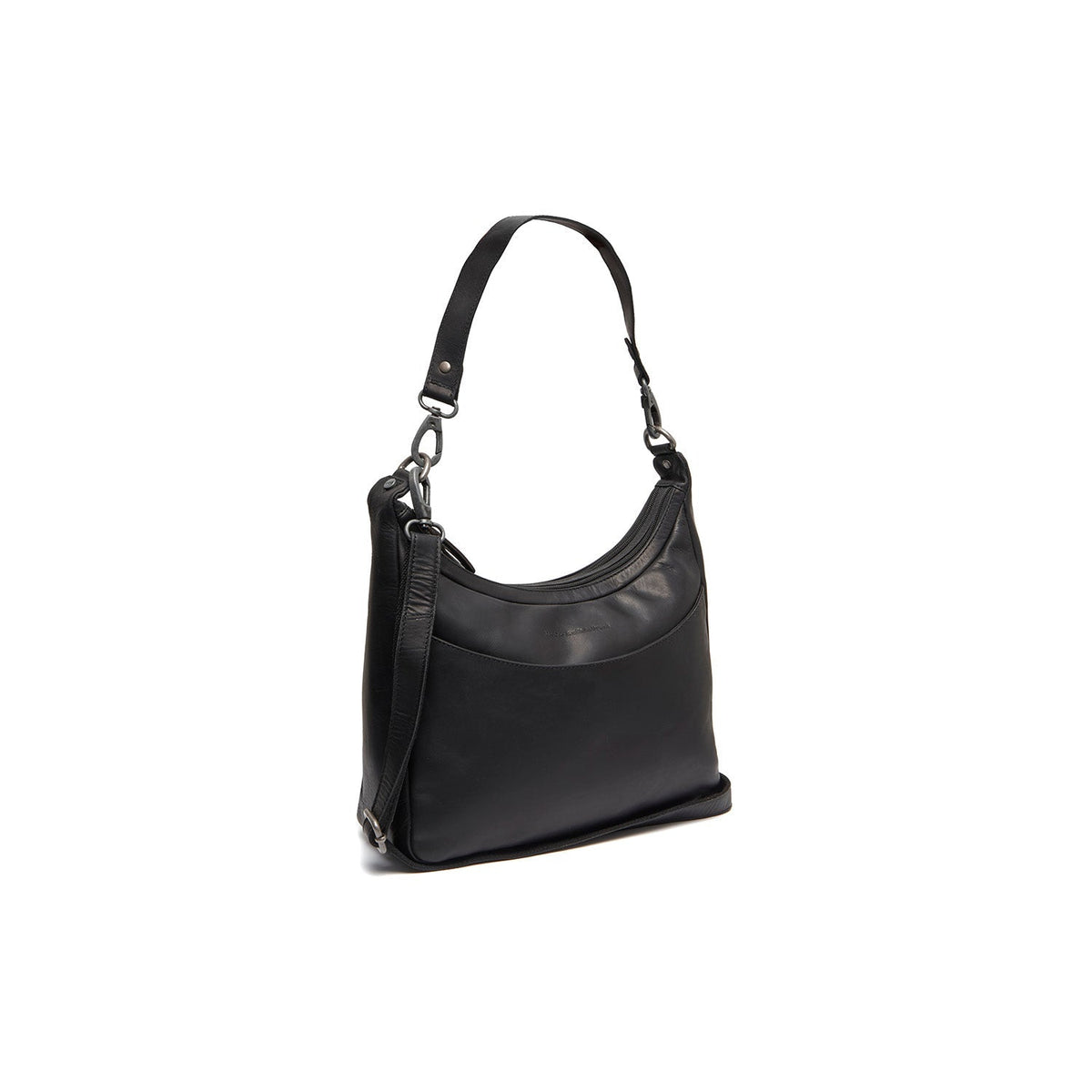 Olvia Full-Grain Leather Shoulder Bag for Kvinner in Classic 100% Full-Grain Leather - Full Exterior Front Profile View | Buy Online