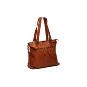 Rome Full-Grain Leather Shoulder Bag for Kvinner in Classic 100% Full-Grain Leather - Full Exterior Front Profile View | Buy Online
