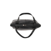 Solid Antique Brass Hardware &amp; Heavy-Duty Dual Zipper Detail on Seron Full-Grain Leather Shoulder Bag for Kvinner