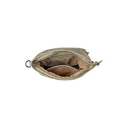 Solid Antique Brass Hardware &amp; Heavy-Duty Dual Zipper Detail on Sintra Full-Grain Leather Shoulder Bag for Kvinner