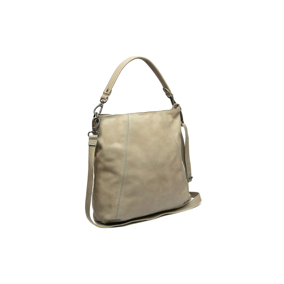 Sintra Full-Grain Leather Shoulder Bag for Kvinner in Classic 100% Full-Grain Leather - Full Exterior Front Profile View | Buy Online
