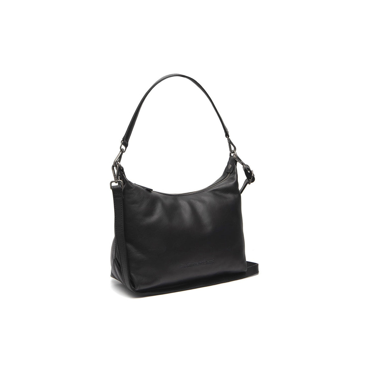 Skara Full-Grain Leather Shoulder Bag for Kvinner in Classic 100% Full-Grain Leather - Full Exterior Front Profile View | Buy Online