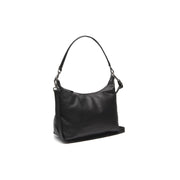 Skara Full-Grain Leather Shoulder Bag for Kvinner in Classic 100% Full-Grain Leather - Full Exterior Front Profile View | Buy Online