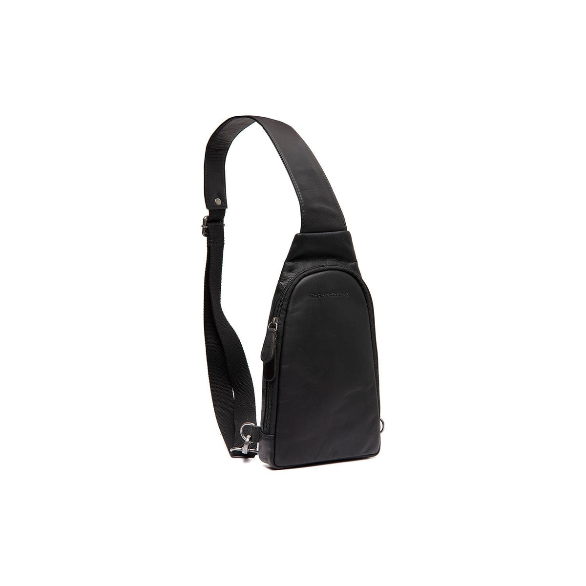 Leather Sling Bag Bowey for Kvinner in Classic 100% Full-Grain Leather - Full Exterior Front Profile View | Buy Online