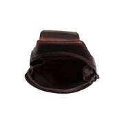 Brown Leather Sling Bag Bowey for Kvinner, detail view 3