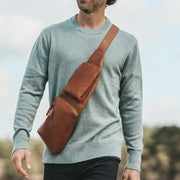 Leather Sling Bag Logan for Kvinner – alternate product view 2