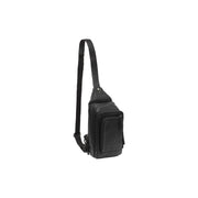 Leather Sling Bag Riga for Kvinner in Classic 100% Full-Grain Leather - Full Exterior Front Profile View | Buy Online