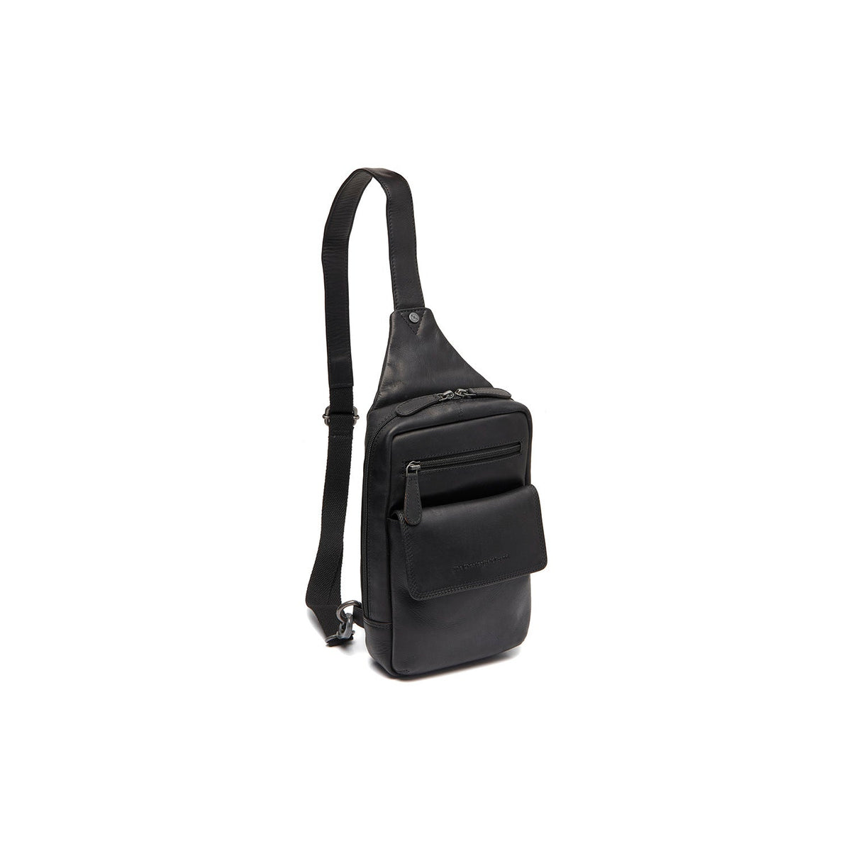 Leather Sling Bag Turelle for Kvinner in Classic 100% Full-Grain Leather - Full Exterior Front Profile View | Buy Online