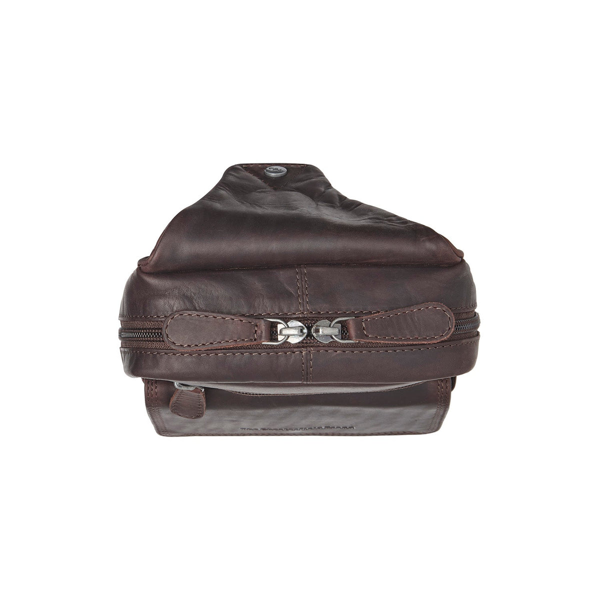 Brown Leather Sling Bag Turelle for Kvinner, detail view 4