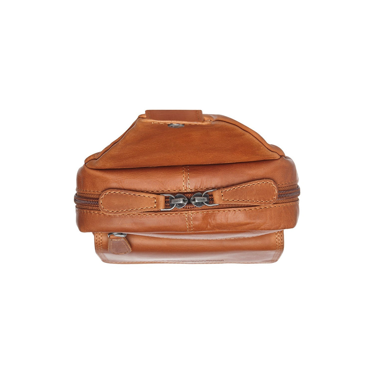 Cognac Leather Sling Bag Turelle for Kvinner, detail view 3