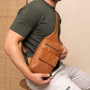 Leather Sling Bag Turelle for Kvinner – alternate product view 2