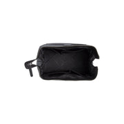 Close-Up Detail of Classic Collar &amp; Heavy-Duty Zipper Hardware on Biassa Full-Grain Leather Toiletry Bag for Kvinner
