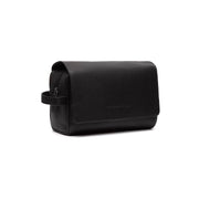Rosario Full-Grain Leather Toiletry Bag for Kvinner in Classic 100% Full-Grain Leather - Front Profile View &amp; Tailored Silhouette | Buy Online