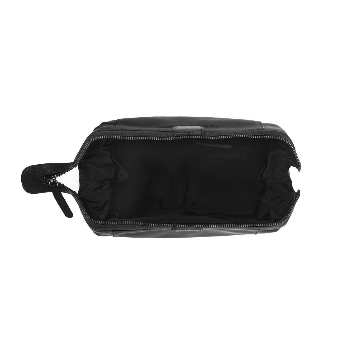 Vince Full-Grain Leather Toiletry Bag for Kvinner - Lateral Side Profile View Showing Sleeve Cut &amp; Athletic Taper Fit