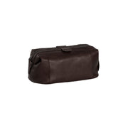 Tailored Rib Cuffs &amp; Hem Craftsmanship Construction Detail on Vince Full-Grain Leather Toiletry Bag for Kvinner