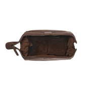 Vince Full-Grain Leather Toiletry Bag for Kvinner – alternate product view 3