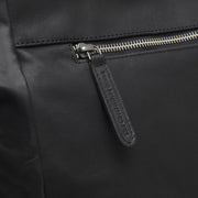 Solid Antique Brass Hardware &amp; Heavy-Duty Dual Zipper Detail on Berlin Full-Grain Leather Tote Bag for Kvinner