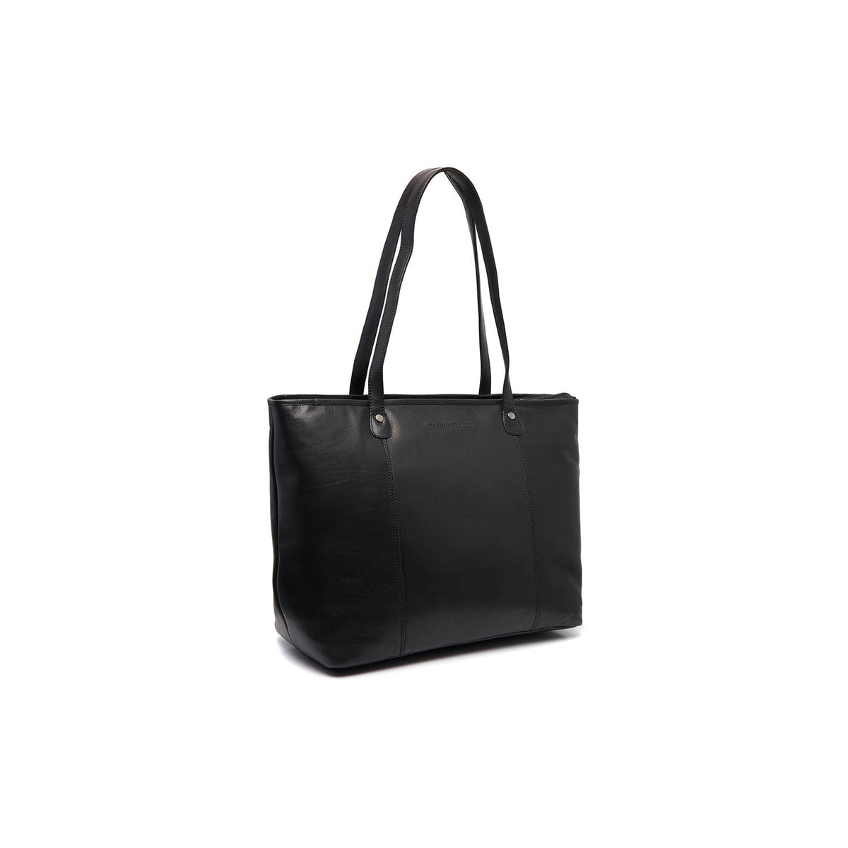 Ferrera Full-Grain Leather Tote Bag for Kvinner in Classic 100% Full-Grain Leather - Full Exterior Front Profile View | Buy Online