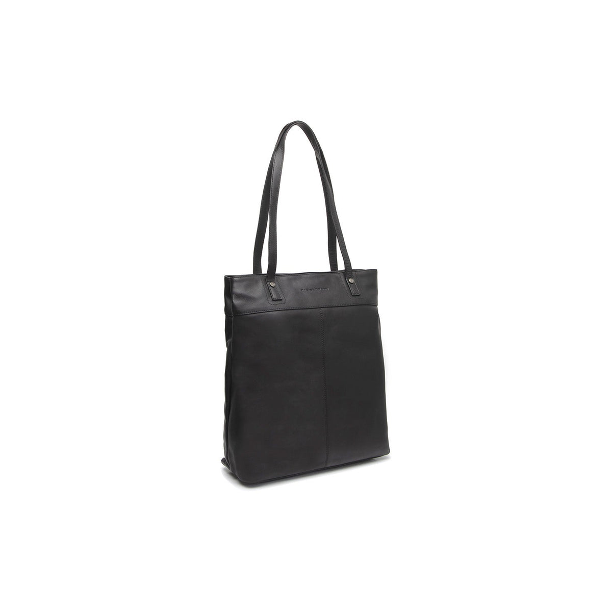 Solvia Full-Grain Leather Tote Bag for Kvinner in Classic 100% Full-Grain Leather - Full Exterior Front Profile View | Buy Online