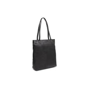 Solvia Full-Grain Leather Tote Bag for Kvinner in Classic 100% Full-Grain Leather - Full Exterior Front Profile View | Buy Online