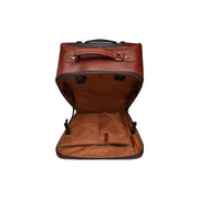 Tailored Rib Cuffs &amp; Hem Craftsmanship Construction Detail on Leather Trolley San Marino for Kvinner