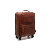 Cognac Leather Trolley San Marino for Kvinner, detail view 8