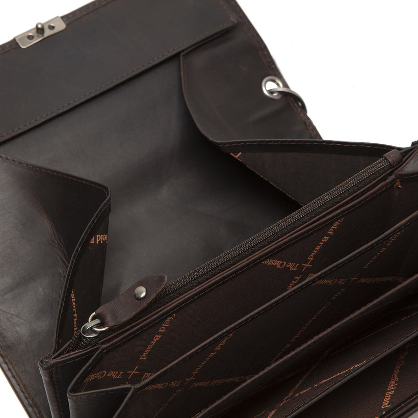 Bora Full-Grain Leather Waiter Wallet for Kvinner