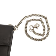 Solid Antique Brass Hardware &amp; Heavy-Duty Dual Zipper Detail on Elba Full-Grain Leather Waiter Wallet for Kvinner