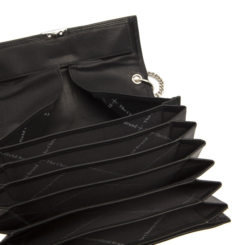 Elba Full-Grain Leather Waiter Wallet for Kvinner