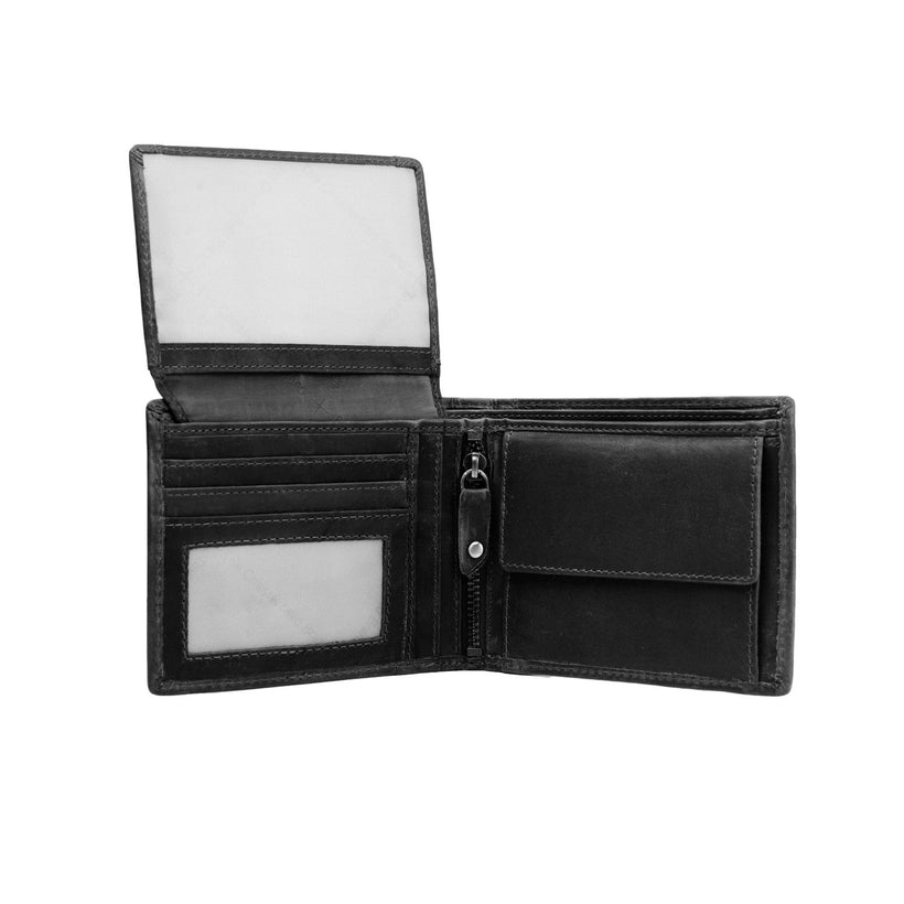 Alvina Full-Grain Leather Wallet for Herre